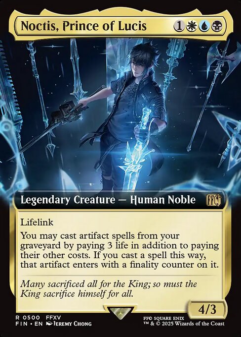 【ENG】■拡張アート■《ルシスの王子、ノクティス/Noctis, Prince of Lucis》[FIN]