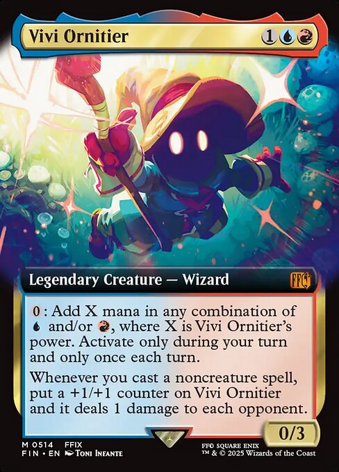 【ENG】■拡張アート■《迷える黒魔道士、ビビ/Vivi Ornitier》[FIN]