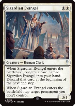 【ENG】【Foil】《シガルダ教の福音者/Sigardian Evangel》[MB2]