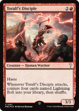 【ENG】【Foil】《トラルフの信奉者/Toralf's Disciple》[MB2]