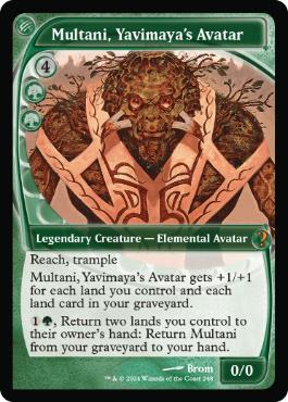【ENG】【Foil】《ヤヴィマヤの化身、ムルタニ/Multani, Yavimaya's Avatar》[MB2]