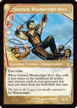【ENG】【Foil】《ウェザーライトの英雄、ジェラード/Gerrard, Weatherlight Hero》[MB2]