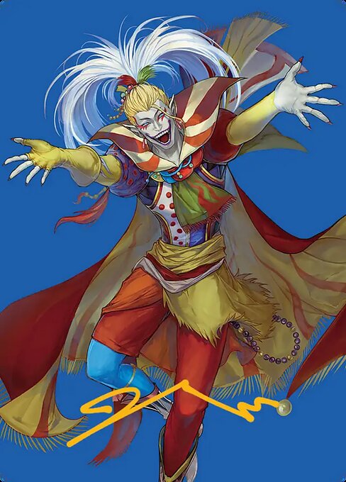 【ENG】【アート・カード】人造魔導士、ケフカ(46)