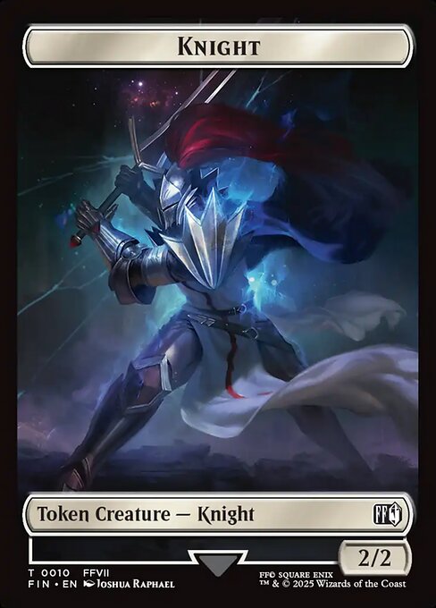 【ENG】【Foil】《騎士トークン/Knight Token》(0010)[FIN]