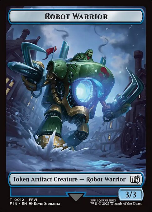 【ENG】《ロボット・戦士トークン/Robot Warrior Token》(0012)[FIN]