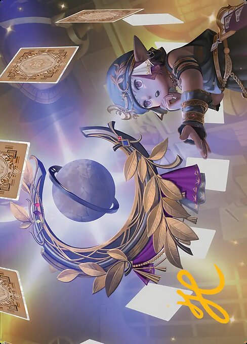 【ENG】【アート・カード】「占星術師」の天球儀(04)