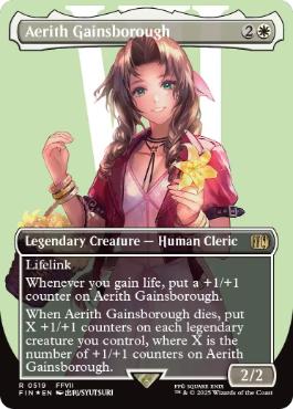 【ENG】【Foil】■ボーダーレスサージ■《エアリス・ゲインズブール/Aerith Gainsborough》[FIN]