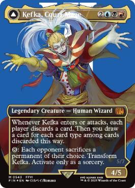 【ENG】【Foil】■ボーダーレスサージ■《人造魔導士、ケフカ/Kefka, Court Mage》[FIN]