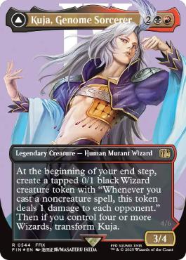 【ENG】【Foil】■ボーダーレスサージ■《ジェノムの魔術師、クジャ/Kuja, Genome Sorcerer》[FIN]