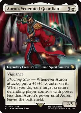 【ENG】■拡張アート■《武伝のガード、アーロン/Auron, Venerated Guardian》[FIC]