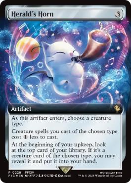 【ENG】【Foil】■拡張アート■《通報の角笛/Herald's Horn》[BOXプロモ]