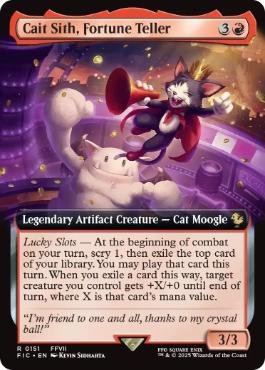 【ENG】■拡張アート■《占い師、ケット・シー/Cait Sith, Fortune Teller》[FIC]