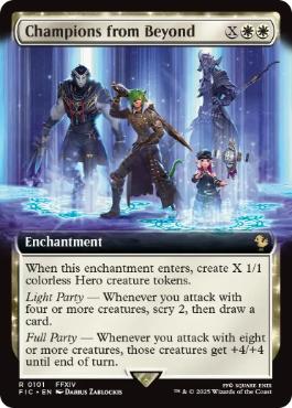 【ENG】【Foil】■拡張アート■《稀なるつわもの/Champions from Beyond》[FIC]