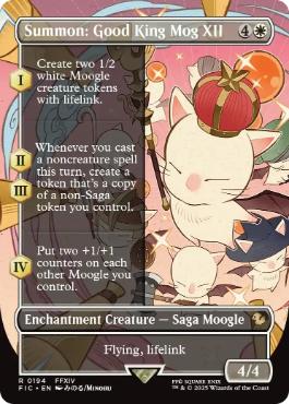 【ENG】【Foil】■ボーダーレス■《召喚：蛮神善王モグル・モグXII世/Summon: Good King Mog XII》[FIC]