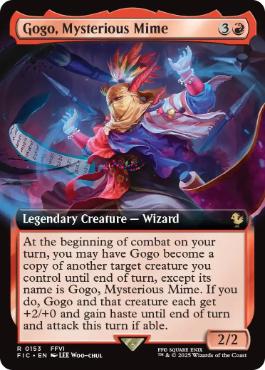 【ENG】【Foil】■拡張アート■《ものまね士、ゴゴ/Gogo, Mysterious Mime》[FIC]