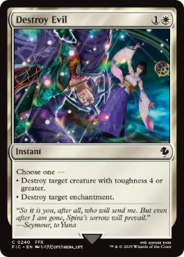 【ENG】【Foil】■サージ■《邪悪を打ち砕く/Destroy Evil》[FIC]