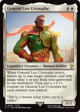 【ENG】【Foil】■サージ■《将軍、レオ・クリストフ/General Leo Cristophe》[FIC]