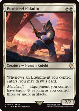 【ENG】【Foil】■サージ■《純鋼の聖騎士/Puresteel Paladin》[FIC]