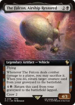 【ENG】【Foil】■拡張アート■《よみがえる翼、ファルコン号/The Falcon, Airship Restored》[FIC]