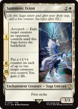 【ENG】【Foil】■サージ■《召喚：イクシオン/Summon: Ixion》[FIC]