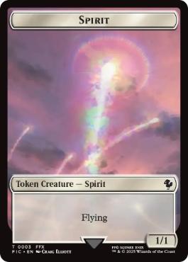 【ENG】【Foil】■サージ■《スピリット+イカトークン/Spirit+Squid Token》[FIC]
