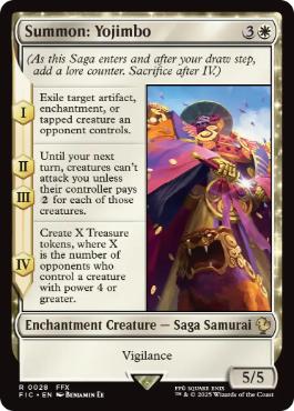 【ENG】【Foil】■サージ■《召喚：ヨウジンボウ/Summon: Yojimbo》[FIC]
