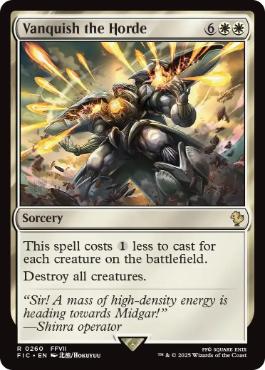 【ENG】【Foil】■サージ■《大群退治/Vanquish the Horde》[FIC]