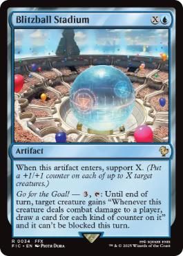 【ENG】【Foil】■サージ■《ブリッツボール・スタジアム/Blitzball Stadium》[FIC]