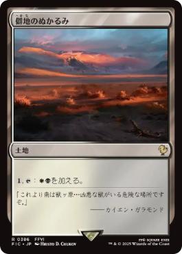 【JPN】【Foil】■サージ■《僻地のぬかるみ/Desolate Mire》[FIC]