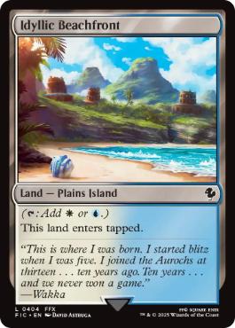 【ENG】【Foil】■サージ■《理想的な浜方/Idyllic Beachfront》[FIC]