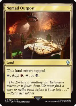 【ENG】【Foil】■サージ■《遊牧民の前哨地/Nomad Outpost》[FIC]