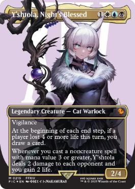 【ENG】【Foil】■ボーダーレスサージ■《魔女、ヤ・シュトラ・ルル/Y'shtola, Night's Blessed》[FIC]