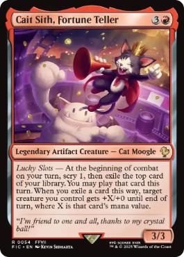 【ENG】【Foil】■サージ■《占い師、ケット・シー/Cait Sith, Fortune Teller》[FIC]