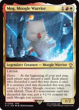 【ENG】【Foil】■サージ■《モーグリ族の戦士、モグ/Mog, Moogle Warrior》[FIC]