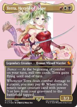 【ENG】【Foil】■ボーダーレスサージ■《魔導の力を持つ少女、ティナ/Terra, Herald of Hope》[FIC]