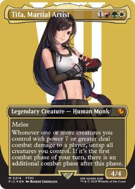 【ENG】【Foil】■ボーダーレスサージ■《格闘家、ティファ/Tifa, Martial Artist》[FIC]