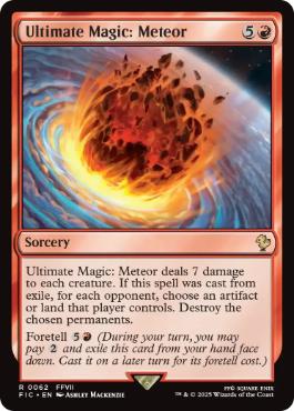 【ENG】【Foil】■サージ■《究極魔法「メテオ」/Ultimate Magic: Meteor》[FIC]