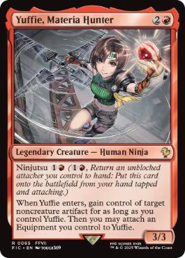 【ENG】【Foil】■サージ■《マテリアハンター、ユフィ/Yuffie, Materia Hunter》[FIC]