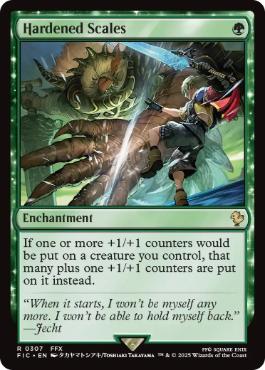 【ENG】【Foil】■サージ■《硬化した鱗/Hardened Scales》[FIC]