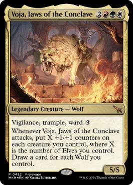 【ENG】【Foil】《議事会の顎、ヴォジャ/Voja, Jaws of the Conclave》[プレリリース]