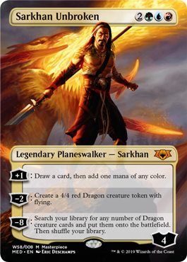 【ENG】【Foil】《揺るぎないサルカン/Sarkhan Unbroken》(MED-WAR)[Mythic Edition]