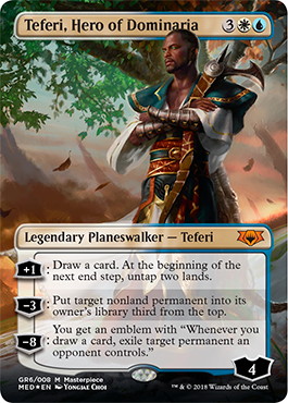 【ENG】【Foil】《ドミナリアの英雄、テフェリー/Teferi, Hero of Dominaria》(MED-GRN)[Mythic Edition]