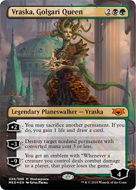 【ENG】【Foil】《ゴルガリの女王、ヴラスカ/Vraska, Golgari Queen》(MED-GRN)[Mythic Edition]