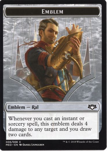 【ENG】(006)《紋章(イゼット副長、ラル) /Emblem Ral, Izzet Viceroy Token》[MED-GRN]