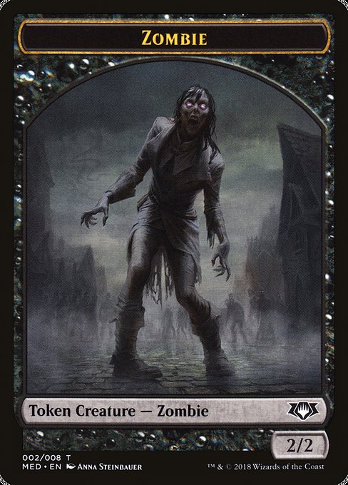 【ENG】(002)《ゾンビトークン/Zombie Token》[MED-GRN]
