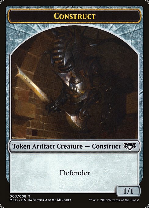 【ENG】(003)《構築物トークン/Construct token》[MED-GRN]