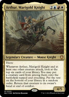 【ENG】【Foil】《マリーゴールドの騎士、アーサー/Arthur, Marigold Knight》[BLC]