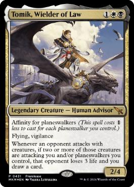 【ENG】【Foil】《法の行使者、トミク/Tomik, Wielder of Law》[プレリリース]