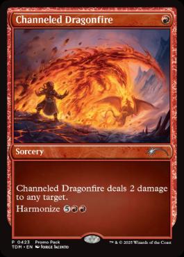【ENG】■プロモパック■《引き出された龍火/Channeled Dragonfire》[TDM]