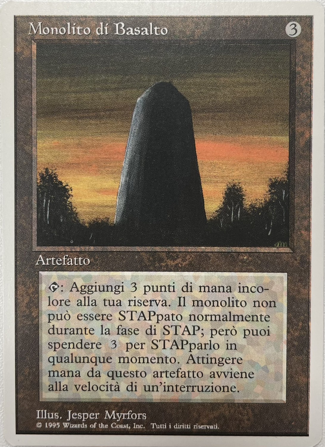 【ITA】《玄武岩のモノリス/Basalt Monolith》[3ED]